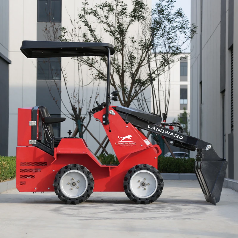 China Diesel/Gasoline Skid Steer Loader Portable Multifunctional Wheel Mini Loader with CE EPA Certification Customized For Sale