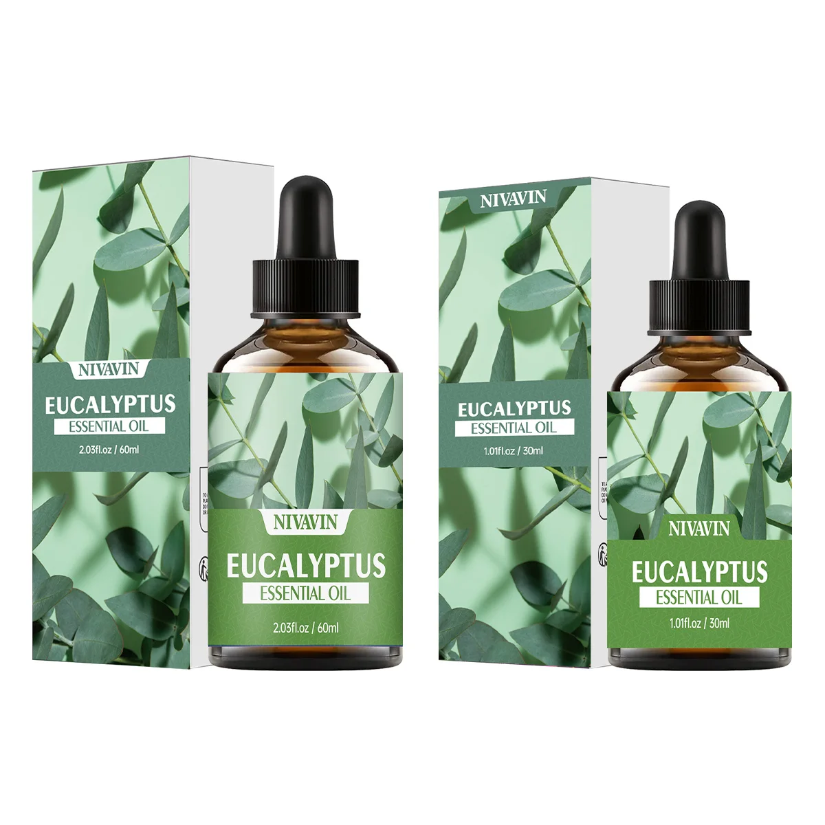 

NIVAVIN 30ml/60ml Eucalyptu Plant Extract Facial Skincare Essential Oil, Rich and Long-lasting Fragrance, Body Care Moisturizing