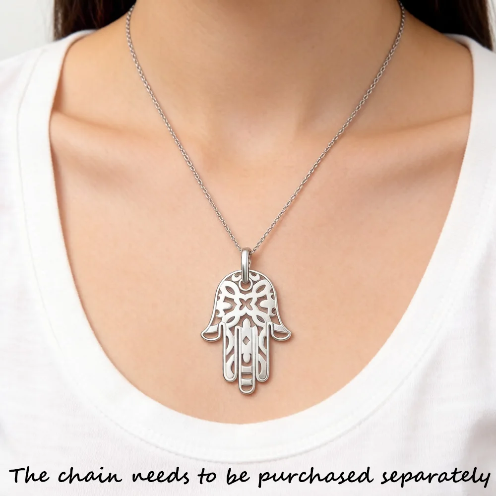 Pendant Hand of Fatima Brand New Fashion Glam Jewelry Europe 925 Sterling Silver Accessories Gift For Women Men