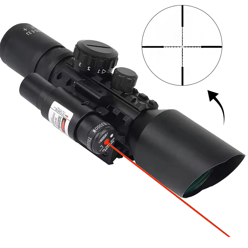 

Eyebre M9 3-10X42 OPTICS Tactical Sight Green Red Illuminated Rifle Scope Sniper Airsoft Air Guns Riflescope For Hunting