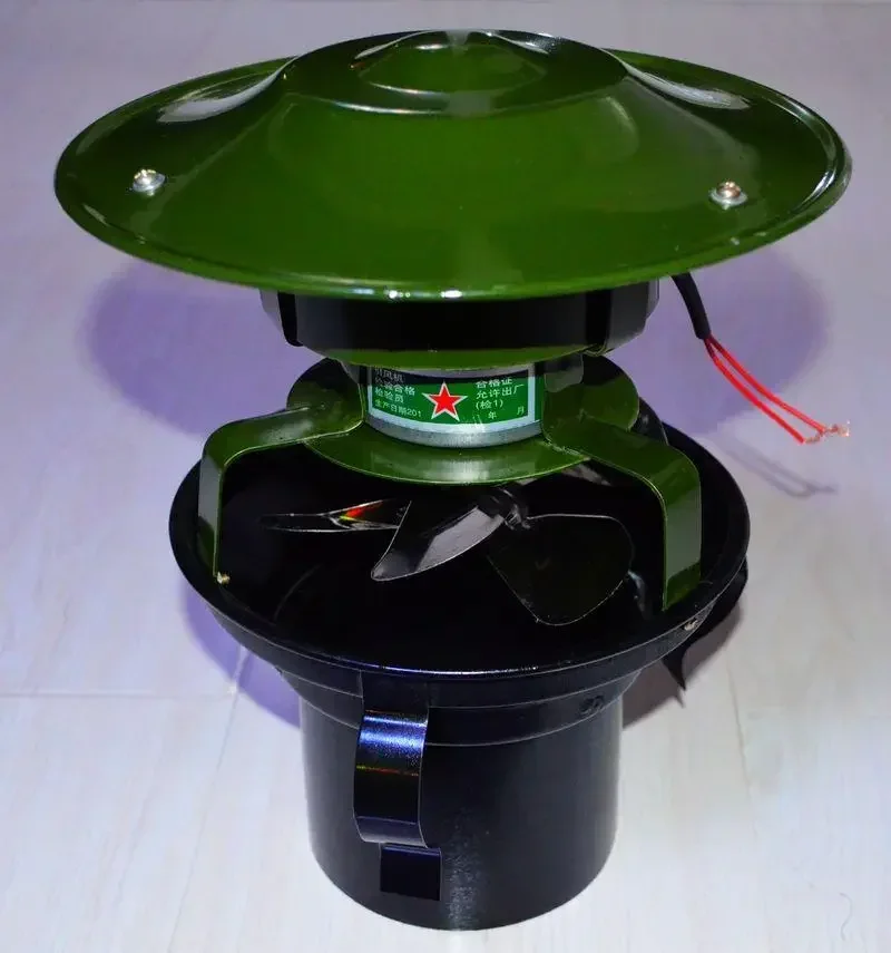 80 W Extended Double Door Splint Pipe Induced Draft Fan Stove DaoYan Fume Extractor Exhauster 8.5 9.5 11 To 14 Cm