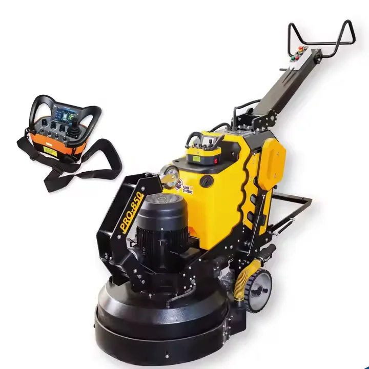 Special Price PRO850 Automatic Ride-On Concrete Floor Grinder with Gearbox & Motor High Efficiency Remote Control