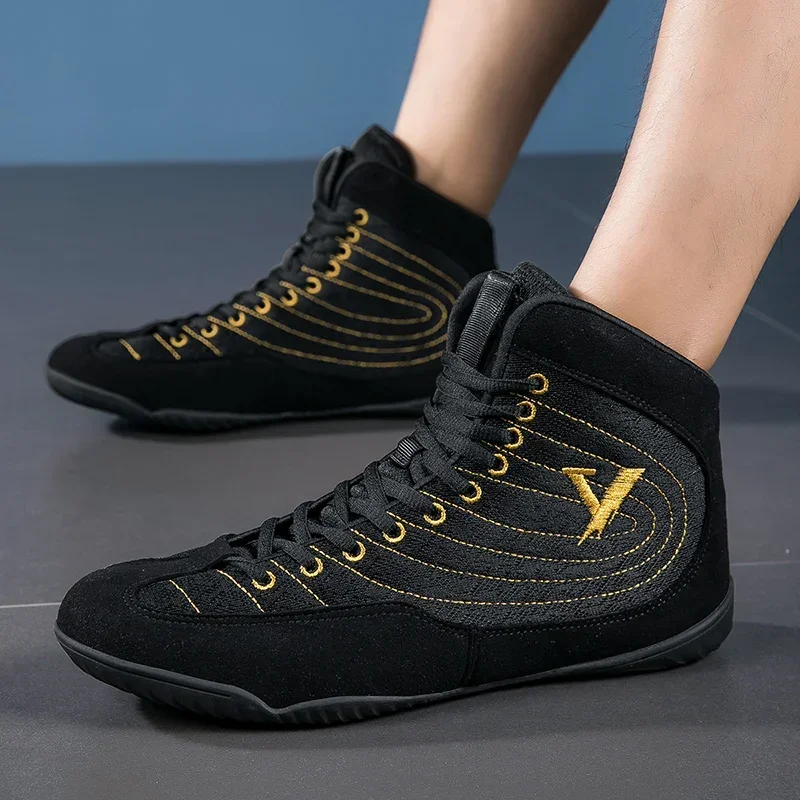 Lightweight and Breathable Best Women's Men's Boxing Wrestling Shoes Boots Boxing Shoes Men Men Boxing Wrestling Fighting Shoes