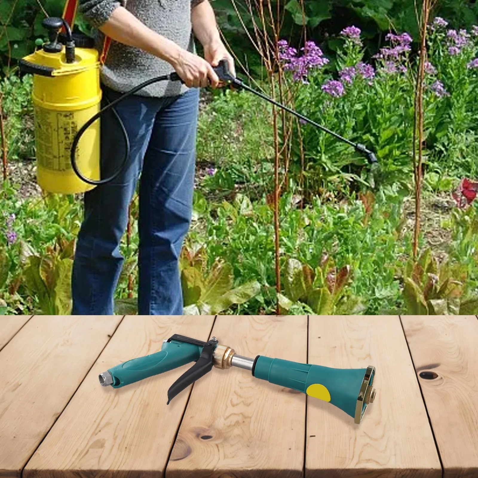 Aluminum High-Pressure Sprayer Household Agricultural Windproof Sprayer Garden Fruit Tree Sprayer For Garden Orchard Irrigation