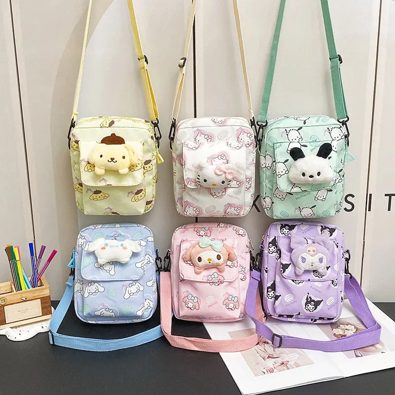 Small fresh cartoon shoulder messenger bag cute children fashionable trendy small coin backpack