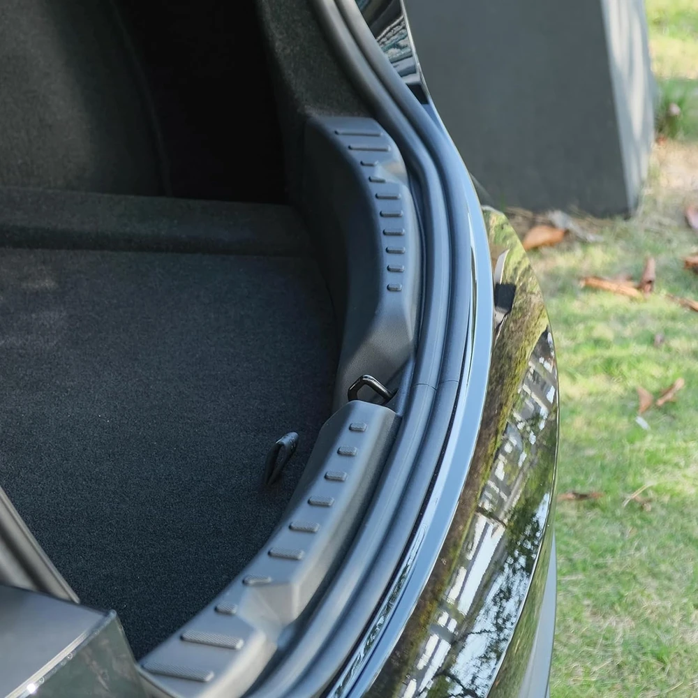 Bande de seuil de coffre TPE ou seuil arrière en métal, couvercle de Protection anti-rayures pour Tesla, nouveau modèle 3 Highland 2024 2025