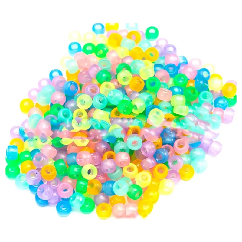 

Бусины Kandi оптом для самостоятельного изготовления украшений, браслетов Kandi, 6x9 мм, около 1800 шт.