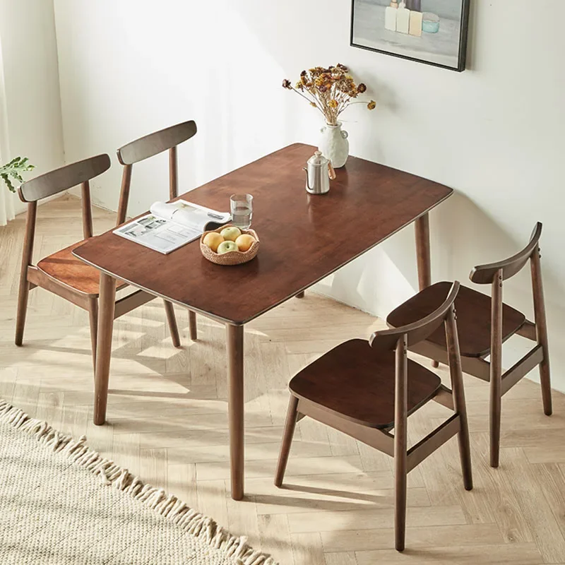 Nordic Minimalist Dining Table Games Rectangle Computer Design Dining Table Cover Waterproof Wooden Muebles Home Furniture