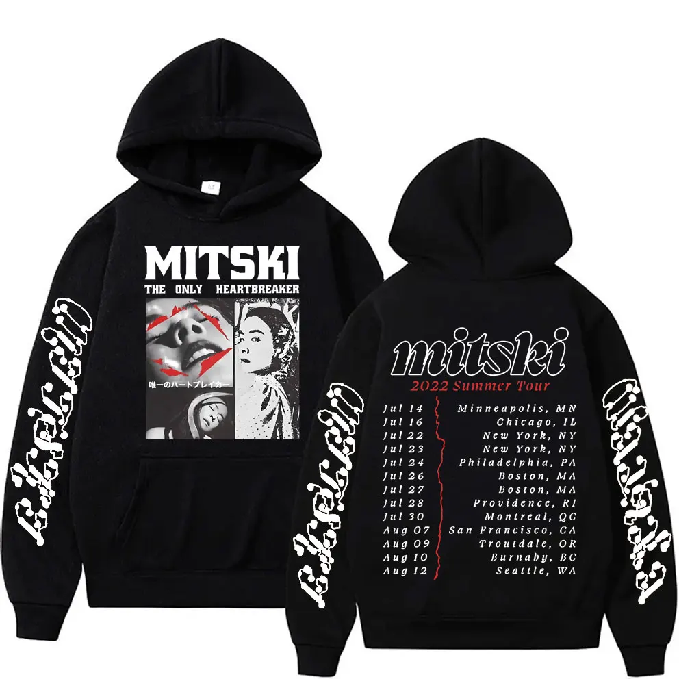 

Mitski Graphic Hoodies Laurel Hell The Only Heartbreaker Merch Hoodie Men Women Casual Oversized Sweatshirt Unisex Streetwear