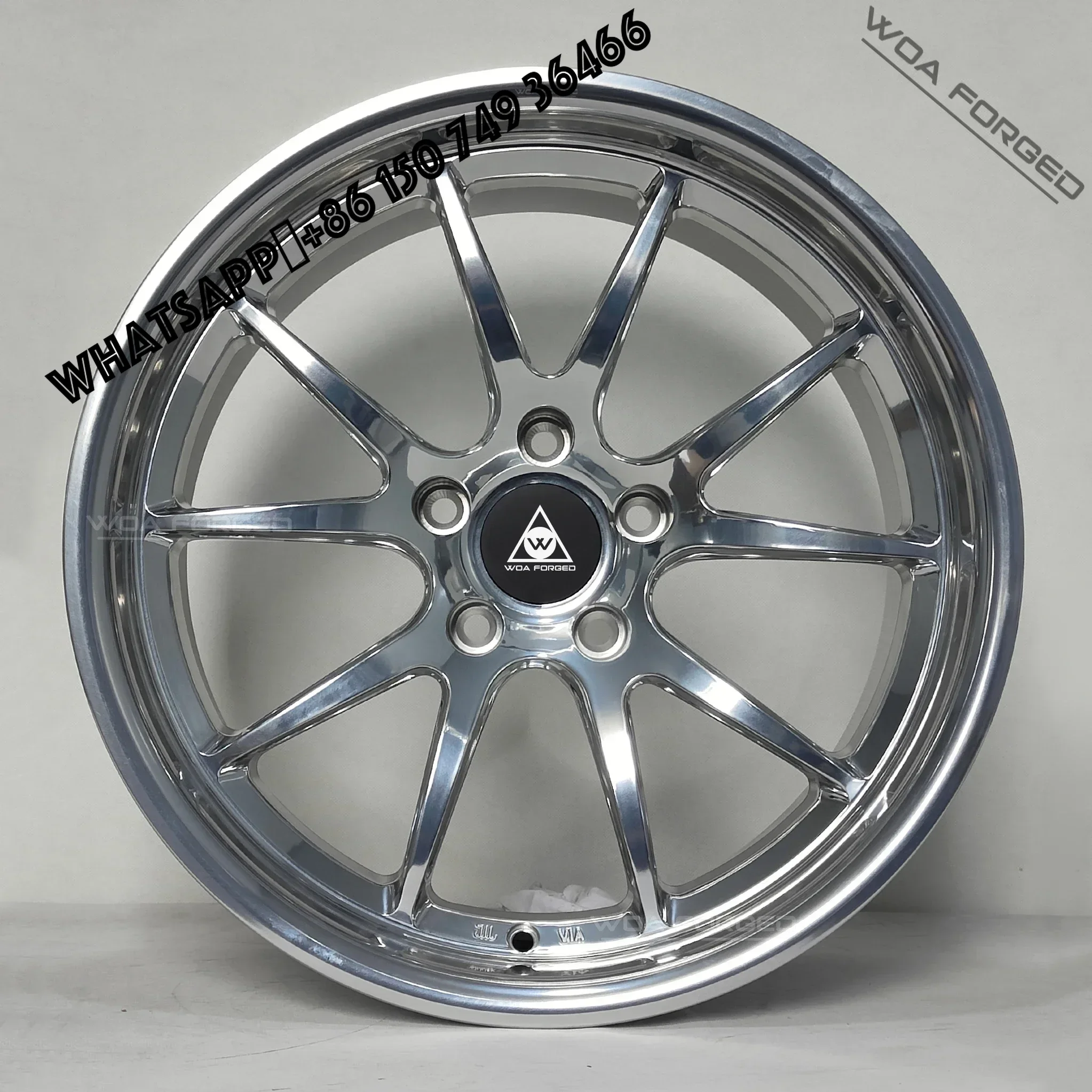 

6061-T6 Mono Block Forged Wheel Machine Lip Deep Disc R 17 18 19 20 Chinese Manufacturers Direct Sales Alloy Car Aluminu