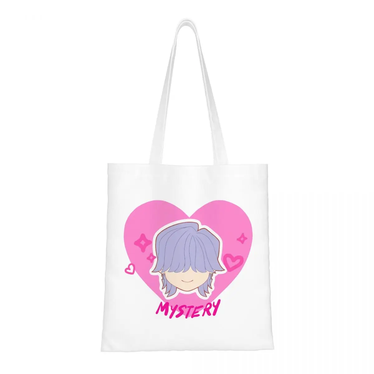 

KPop Demon Hunters Saja Boys Mystery Холщовая большая сумка Многоразовая сумка для продуктов с уникальным дизайном для женщин и мужчин