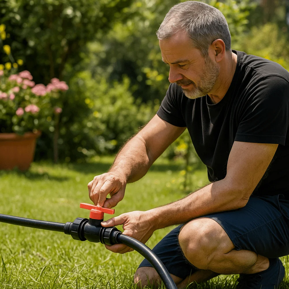 

New Compression PE Quick Connector Poly 20mm 25mm 32mm Ball Valve Stopcock HDPE Irrigation System Stop Tap Valve Fittings