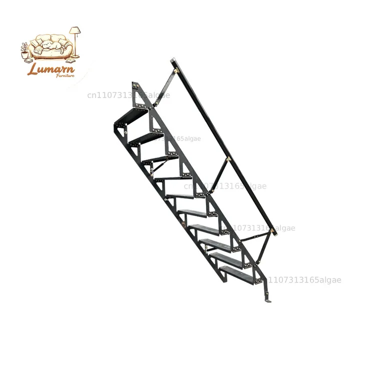 Modern Stainless Steel Folding Staircase,Customized products, prices are negotiable, please do not place an order directly.