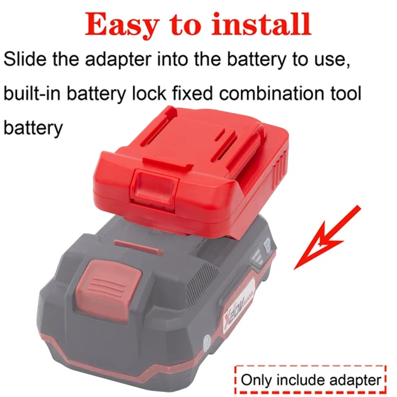 Imagem -02 - Makita Bateria Adaptador Power Tool Acessórios 18v Li-ion Tools para Converter para Lidl Parkside X20v Bl1850b