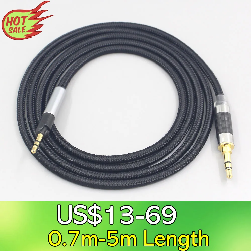 

6.5mm XLR 4.4mm Super Soft Headphone Nylon OFC Cable For Sennheiser HD598se HD559 hd569 hd579 hd599 hd558 hd518 LN007539