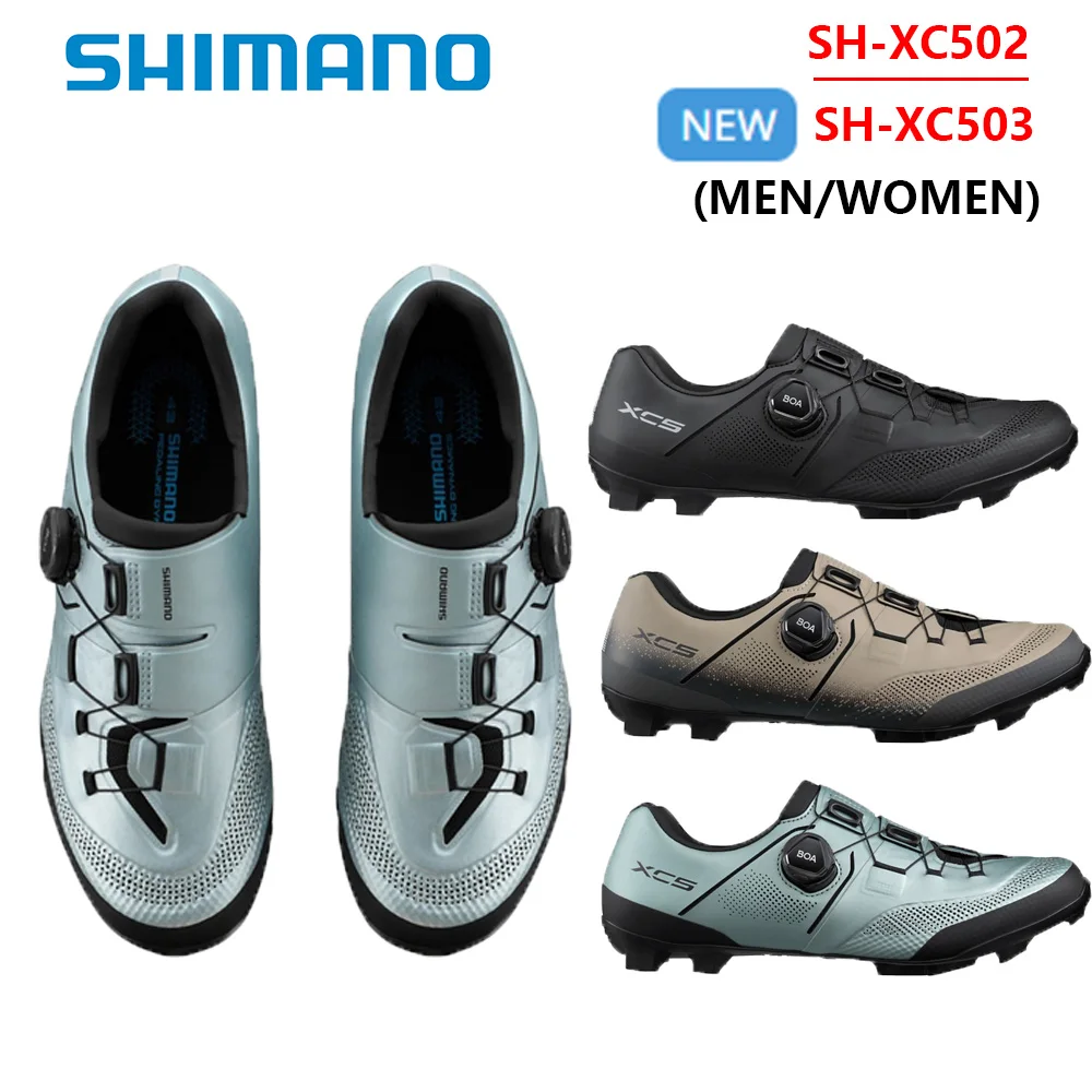 Shimano XC502 XC503 Mountain Bike Self-locking Shoes XC5 SH-XC502 Racing OFF ROAD/Cross Country Mountain Bike Lock Shoes