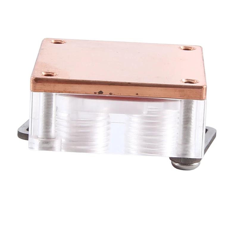 Bloque de refrigeración por agua para CPU, enfriador con orificio Diagonal, Puente Sur, bloque Northbridge, apto para ordenador, 1 Juego