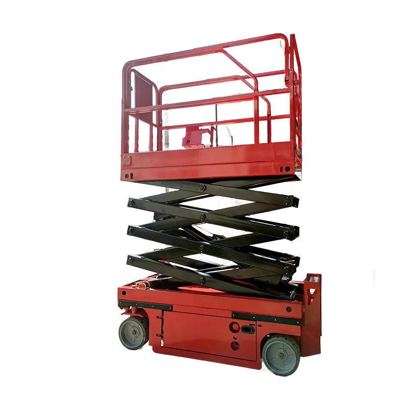 High-quality electric mobile self-propelled scissor lift with hydraulic system for China Building Materials Workshop
