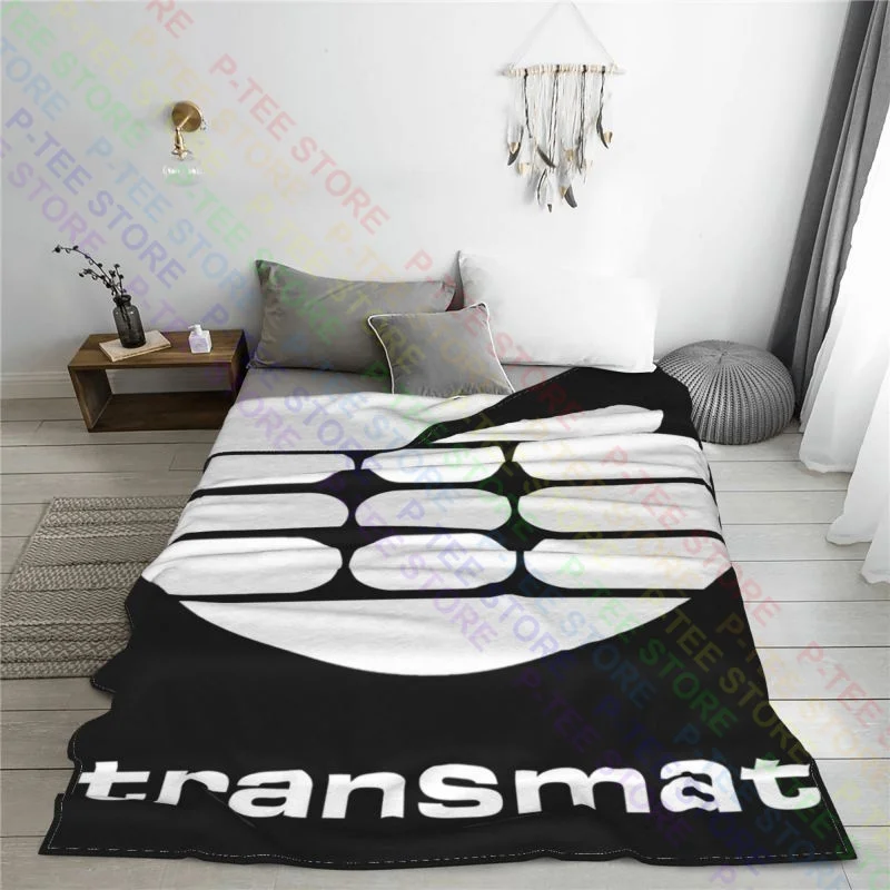 Transmat Records Detroit Techno Derrick May Edm House Music Blanket Casual All Season Couch Blanket