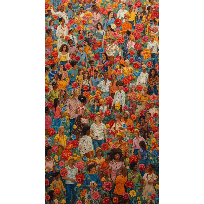 

500/1000/1200/2000 PCS Jigsaw Puzzles a Group of People Figure Scenery Family Activity Games for Gameroom Bedroom Home Decor