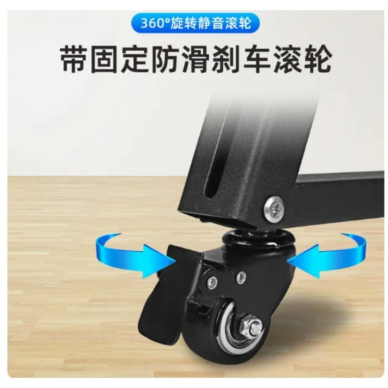 32‑65 Inch Low Height Movable TV Stand Tripod Stage Screen Cart Cold‑Rolled Steel For Flat Screen TV Conference Exhibition - view 3