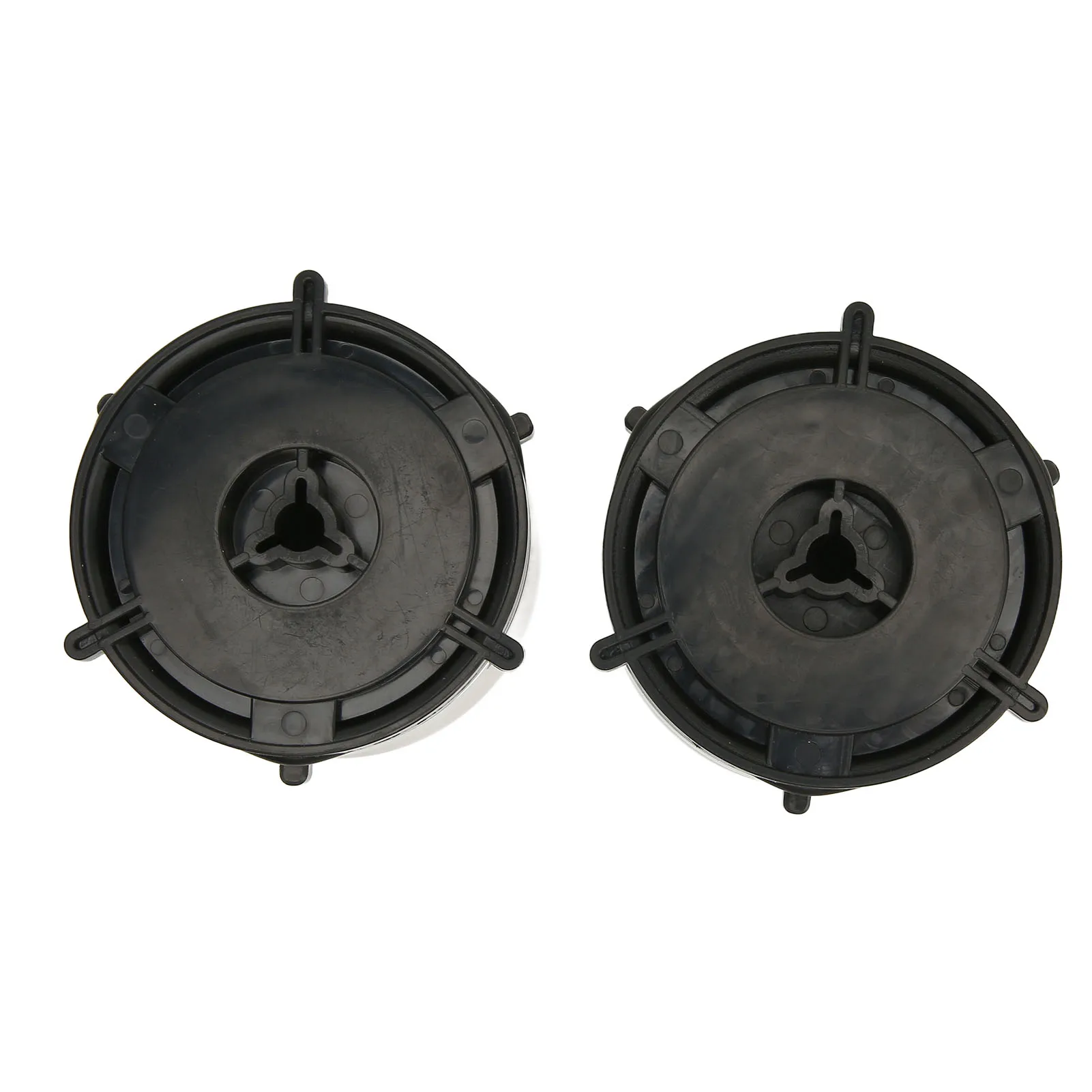 محولات NAB Hub من الألومنيوم قابلة للقفل، هيكل قوي، زوج واحد من فتاحة 10 بوصة مصقولة بالفضة، سهلة التركيب لمكبر الصوت