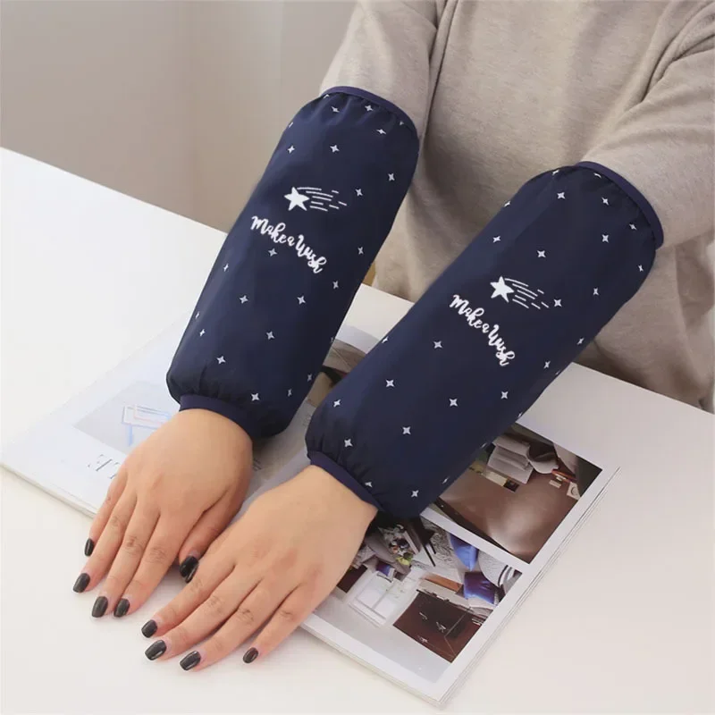 Waterproof Oilproof Oversleeves Housework Cleaning Anti-Dirty Sleeve Sleeve Cuff Protection Kitchen Apron Accessories 30*17cm