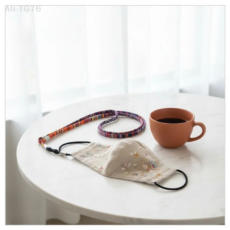 [P] Glasses Sunglasses Cotton Neck Strap Fixing Strap Glasses Hanging Neck Strap High end Ethnic Rope Glasses Chain