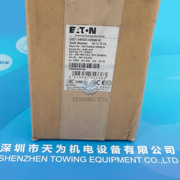 

[Сангент первого уровня] DS7-340SX135N0-N Американский программный пускатель EATON, оригинальный, нераспечатанный