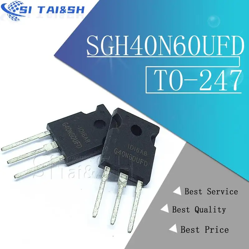 1PCS  SGH40N60UFD TO-247 SGH40N60 40N60 G40N60 F40N60UFD TO-3P MOS FET transistor