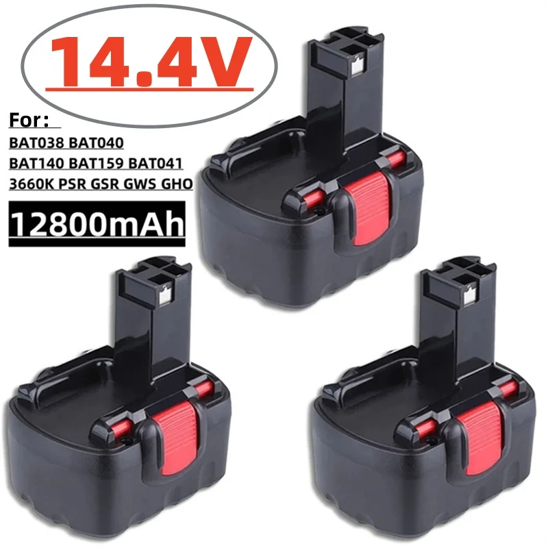 Para baterias de substituição de ferramenta elétrica bosch 9.6v, 12v, 14.4v para bat038, bat040, bat140, bat043, d70745, psr 12, bat048, bh984