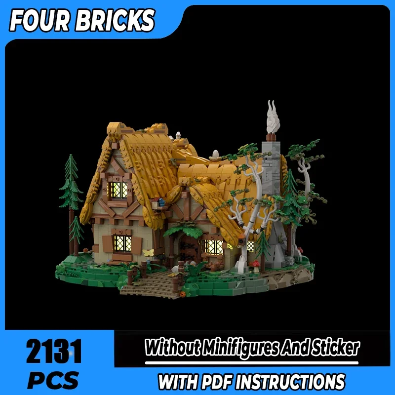 

Строительные блоки Moc 43242-1, технология реконструкции коттеджа принцессы, модульная модель кирпича, подарки, рождественские игрушки, наборы «сделай сам», сборка