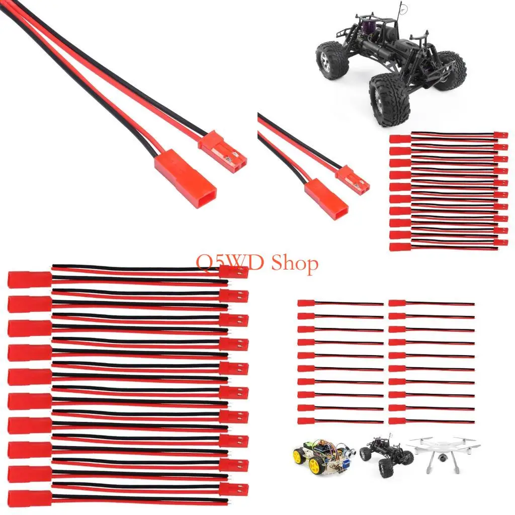 

Q5WD Temperature Resistant /JST 2P Plugs & Sockets Set Electrical Connectors Easy to Use for Industrial & DIY Projects