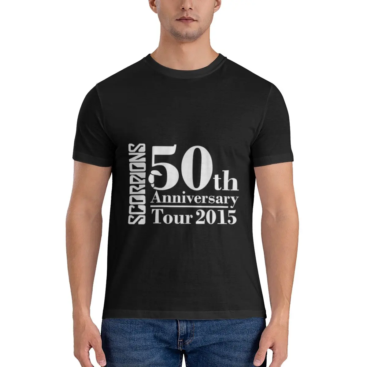 

Scorpions 50th Anniversary & Return To Forever Men's Basic Short Sleeve T-Shirt Funny Print T Shirt