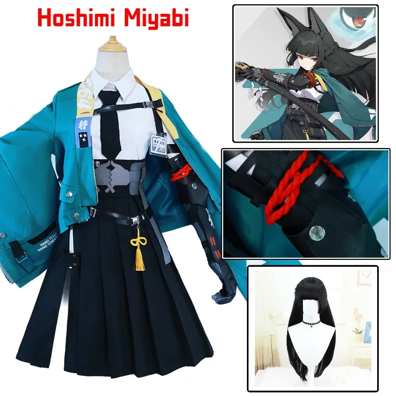 

Hoshimi Miyabi Cosplay Zenless Zone Zero Costume Six Course Heads Hollow Special Operations Department Halloween Carnival Outfit