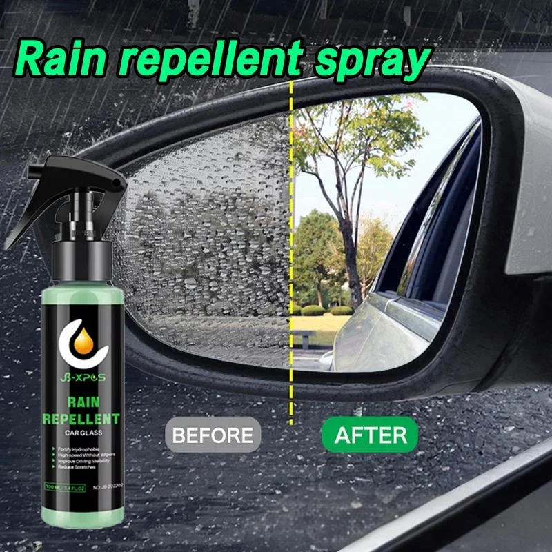 2024New Water Repellent Spray Anti Rain Coating For Car Glass Hydrophobic Anti-rain Car Liquid Windshield Mirror Water Repellent