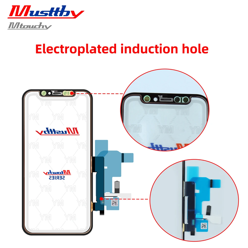 OEM Touch Screen Replacement 5pcs/Lot Touch Screen Digitizer with OCA Film for iPhone X11Pro X12 12Pro Glass Screen Repair Parts