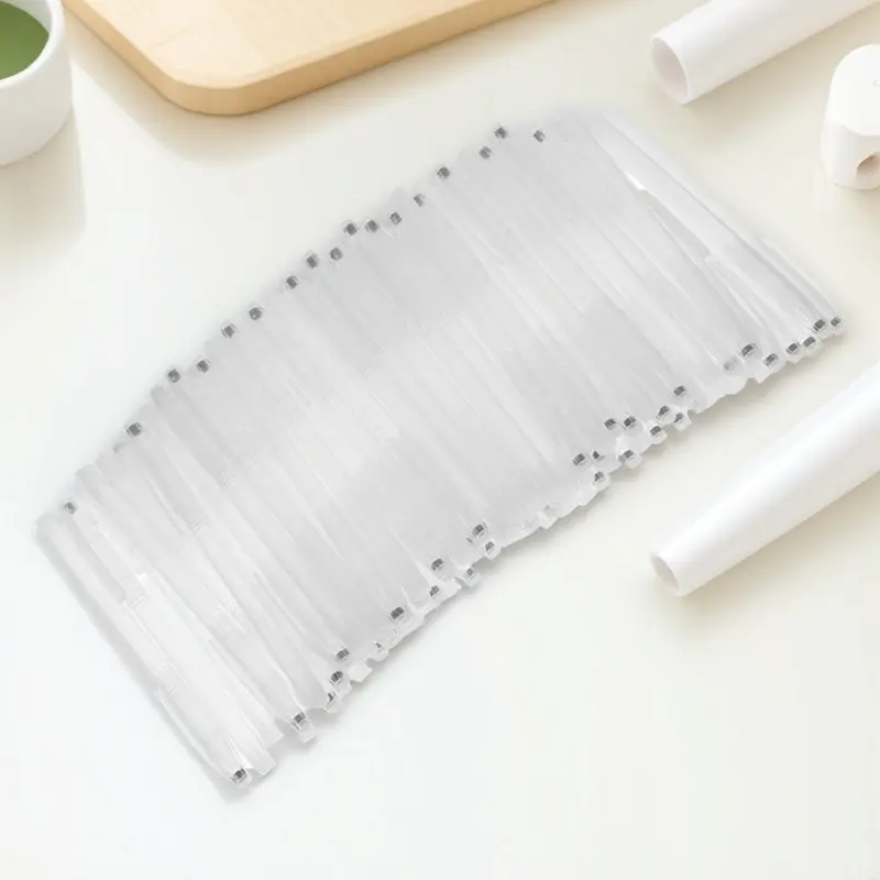 

100Pcs Transparent Pen Cases Empty Pen Barrels Ergonomic Design Long-Lasting Students Stationery Simple Useful Office Writing