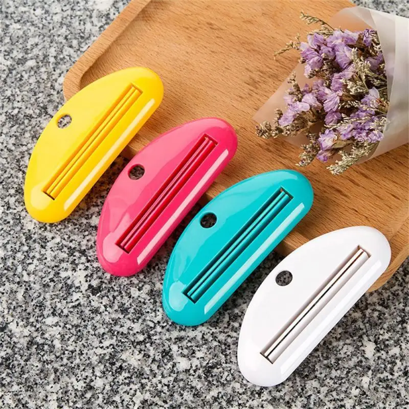 Plastic Toothpaste Clip Toothpaste Holder Squeeze Sample Artifact Multifunction Facial Cleanser Saving Puch Dispenser Squeezer