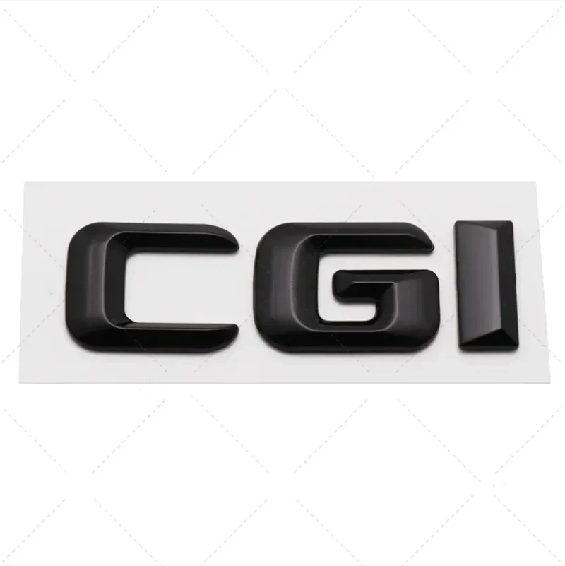 ثلاثية الأبعاد ABS CDI CGI شعار رسائل سيارة الخلفي الجذع ملصق لمرسيدس C200 C220 W204 W205 E220 E200 E250 W211 شعار شارة الملحقات #4