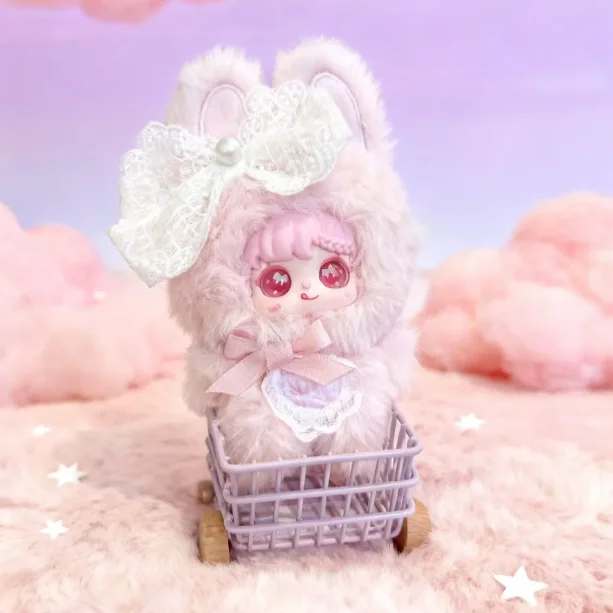 Sanmi أرنب الحلو برعم أرنب أفخم صندوق أعمى لطيف النوم رفيق دمية رائعة تحصيل حلية مفاجأة صندوق غامض هدية