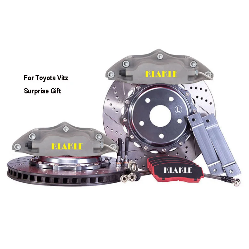 KLAKLE Racing Brakes Designer Brake System 5040 Car 4 Pot Brake Calipers for Toyota Vitz 2006