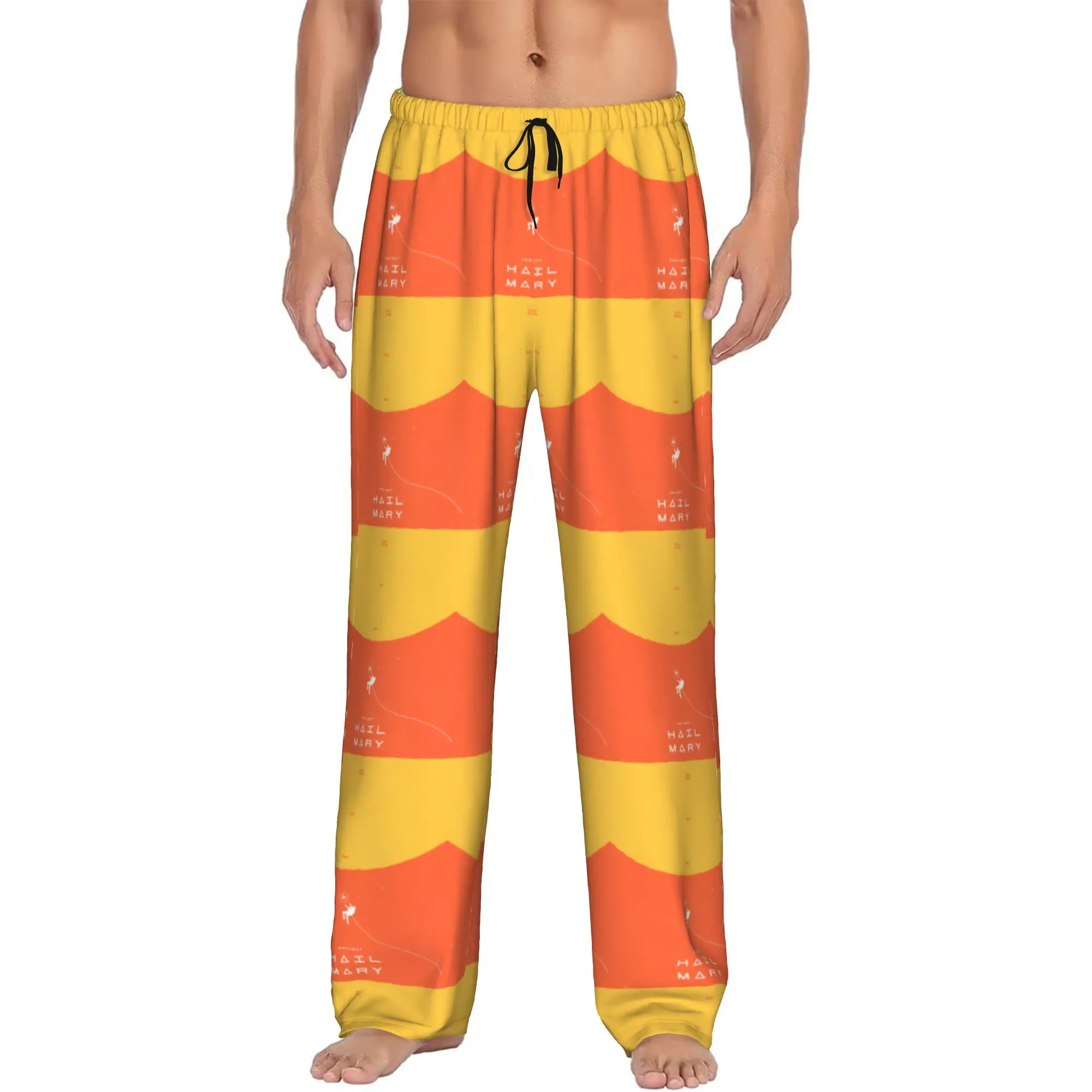 

Custom P-Project Hail Mary Movie Pajama Pants Sleepwear Men Elastic Waistband Sleep Lounge Bottoms with Pockets