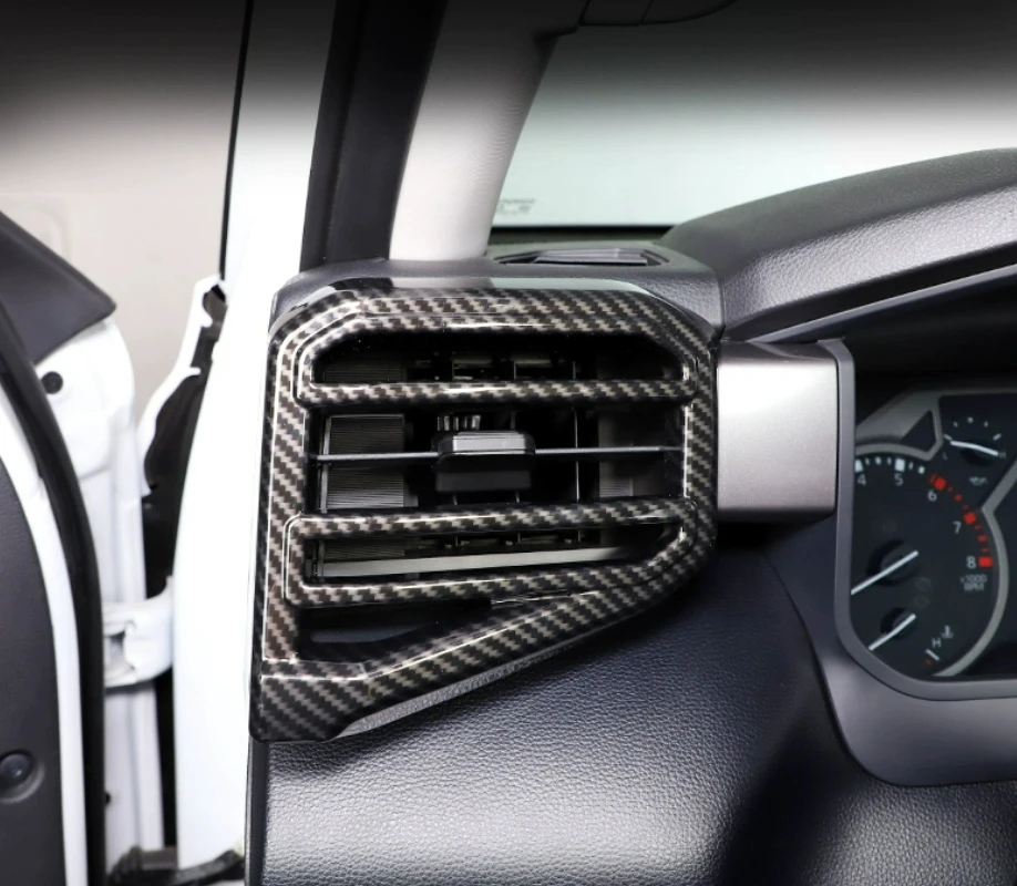 

Для Toyota Tundra 2022 2023, левый руль, боковой центр автомобиля, кондиционер, розетка переменного тока, вентиляционная рамка, накладка, аксессуары для интерьера