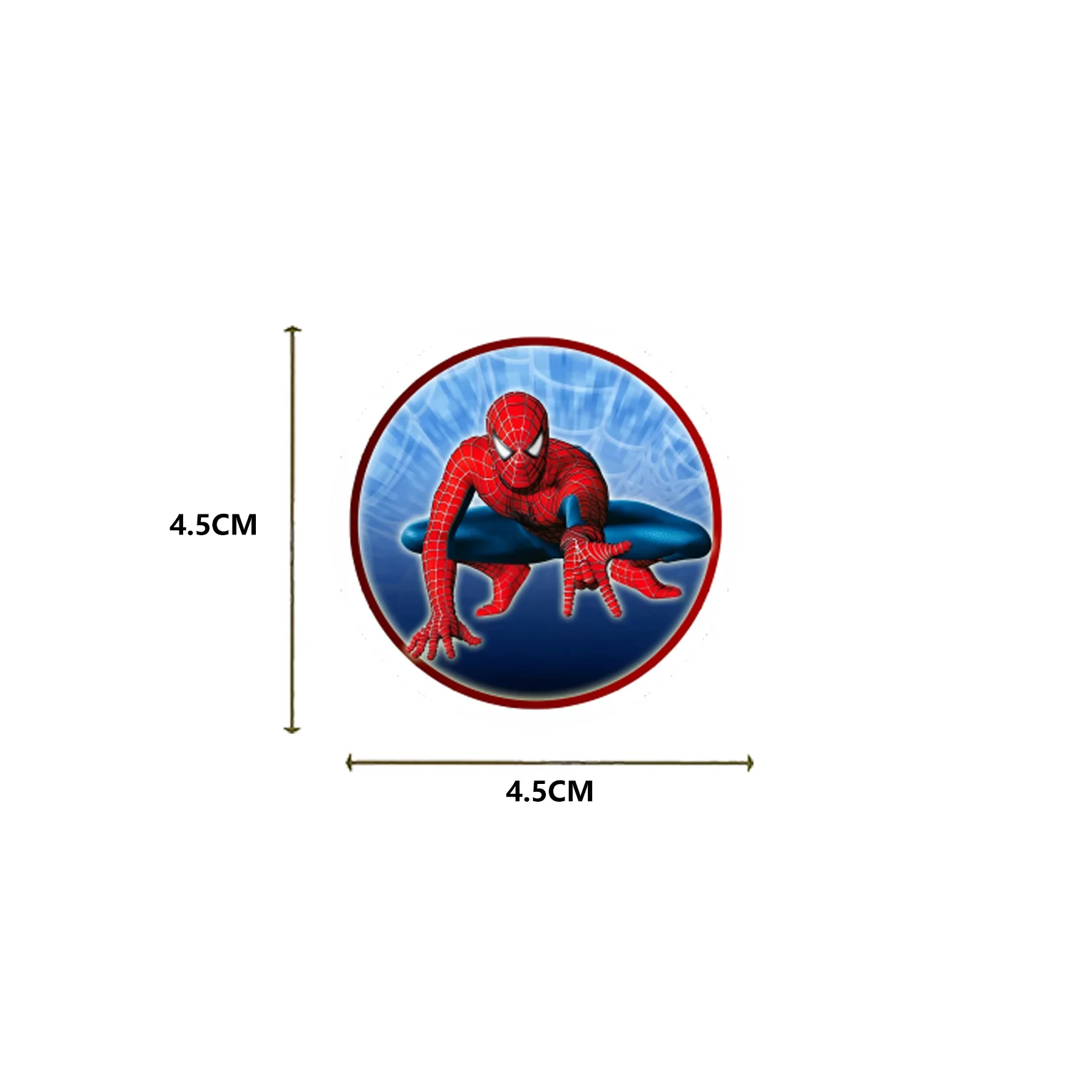 55 قطعة من ملصقات الرسوم المتحركة Marvel Superhero للهاتف المحمول والجيتار والكمبيوتر المحمول وحقيبة الملصقات المقاومة للماء، Spider-Man