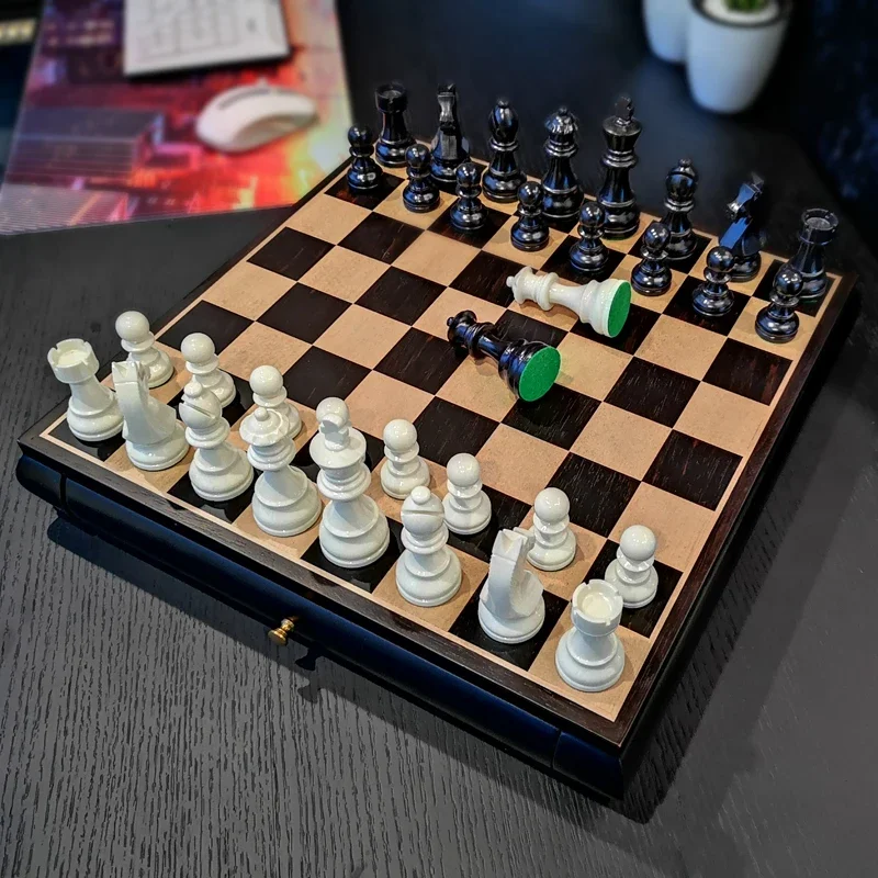 

High Quality Game Chess Professional Portable International Chess Medieval Free Shipping Juegos En Familia Sports And Recreation