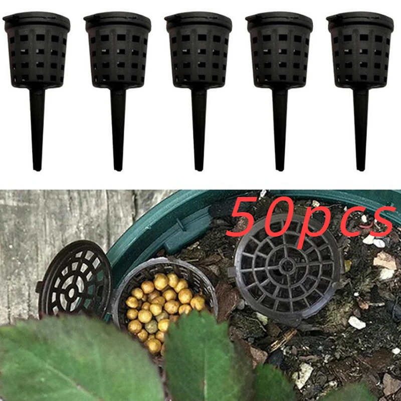 50 Pcs/pack Plants Fertilizer Basket for Flower Pot Osmocote Bonsai Orchid