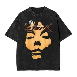 Bjork Homogenic  T Shirt Summer Vintage Face Y2K Classic T Shirts 2024 Casual Harajuku Tee Shirt For Man Short-Sleeved Printed