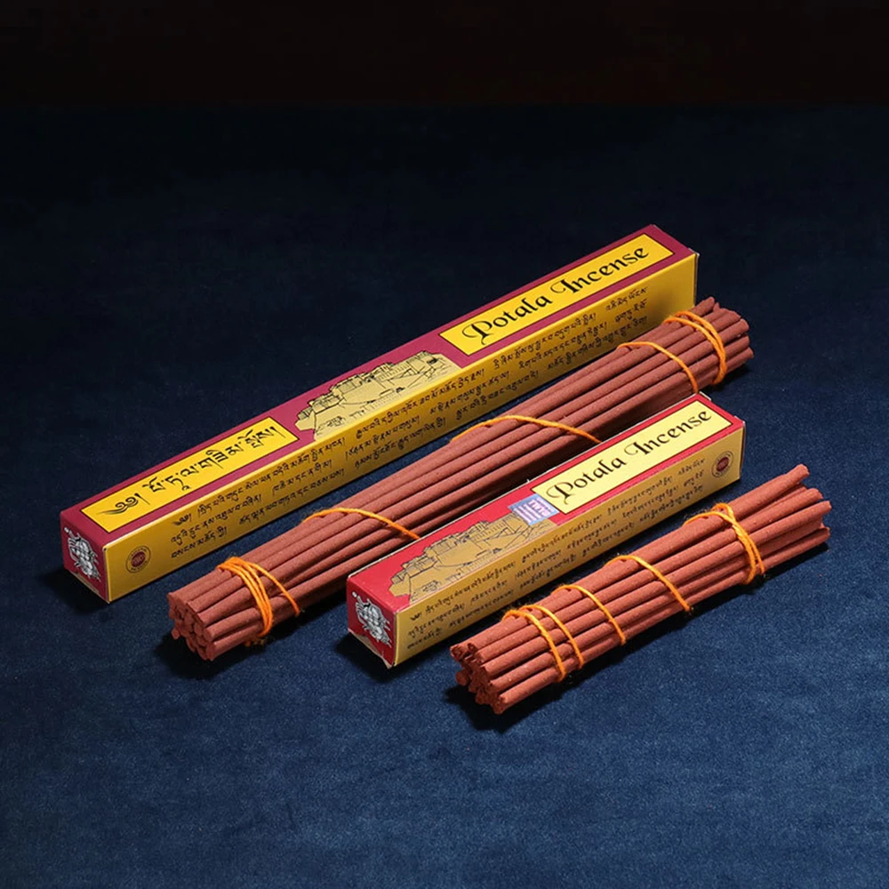 Nepal handmade potala incense, Natural herbal Tibetan incense, Indoor purification horizontal incense, Home fragrance sticks