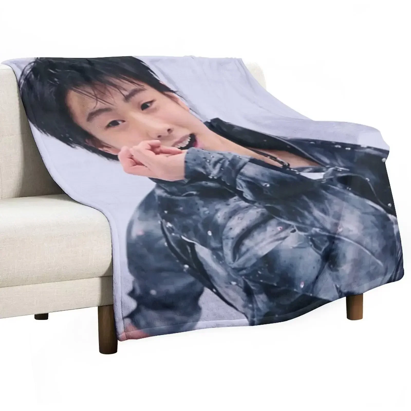 Yuzuru Hanyu Throw Blanket Decorative Throw Blankets Sofas Of Decoration Sofas Polar Blankets